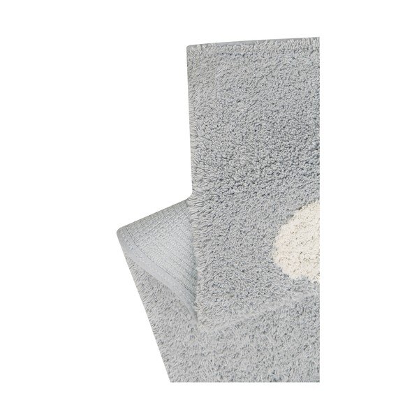 Hall pestav käsitsi kootud puuvillane lastevaip 120x160 cm Clouds Grey - Lorena Canals-image-4