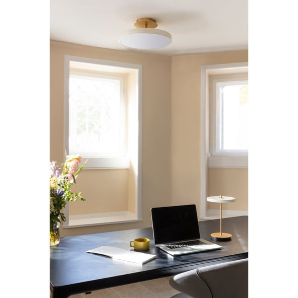 Valge LED laevalgusti metallvarjundiga ø 43 cm Asteria Up - UMAGE-image-1