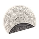 Must ja kreemjas õuevaip , ⌀ 140 cm Porto - NORTHRUGS