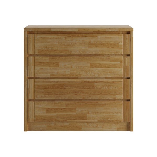 Madal tammepuidust kummut 105x96 cm Timo - Olivia Living-image-2