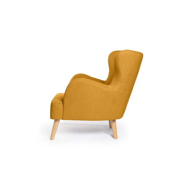 Sinepi värvi tugitool Noemye - Bonami Selection-image-3