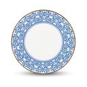 Valge/sinine portselantaldrik ø 25 cm Azul - BonBistro