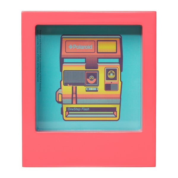 Růžový rámeček na fotografii Polaroid -image-3