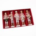 Puidust jõulukaunistuste komplekt 4 tk 12,5 cm – Dakls