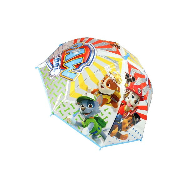 Dětský transparentní holový deštník Birdcage Paw Patrol, ⌀ 72 cm