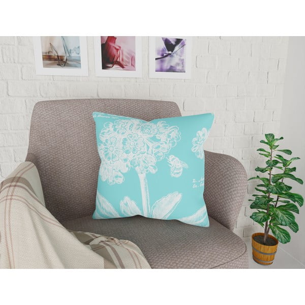 Türkiissinine padjapüür Panento, 43 x 43 cm - Vitaus-image-1