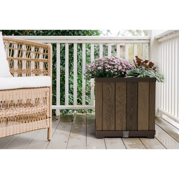 Plastist isekastuv lillepott Deco Square - Keter-image-3