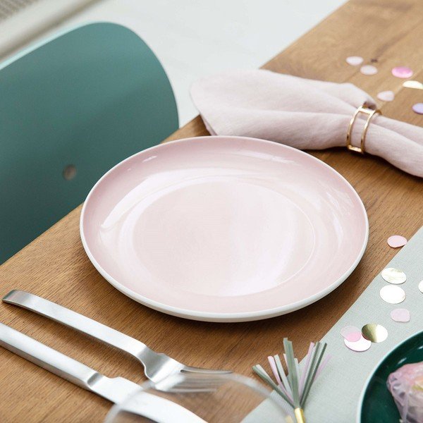 Valge ja roosa portselanist taldrik Villeroy & Boch Uni, ⌀ 24 cm it's my match - Villeroy&Boch-image-1
