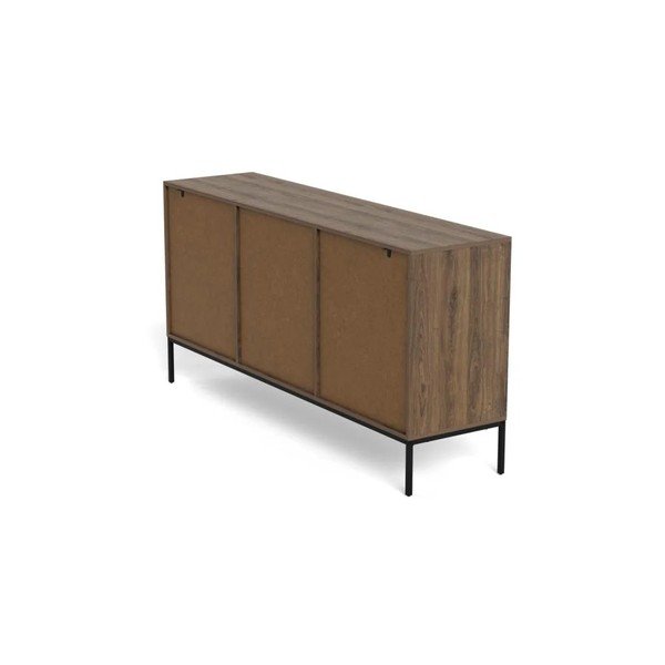 Tumeda naturaalse tammepuust kummut 158x80x40 cm Palmdale - Actona-image-4