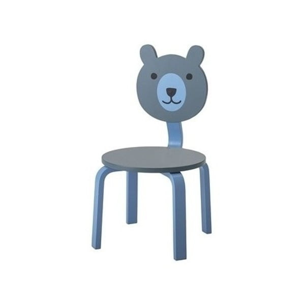 Modrá dětská židlička Bloomingville Bear
