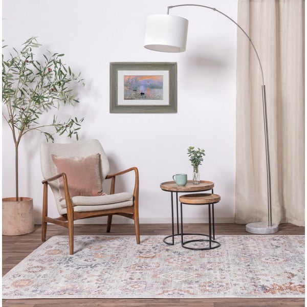 Beež vaip 170x120 cm Flores - Asiatic Carpets-image-2