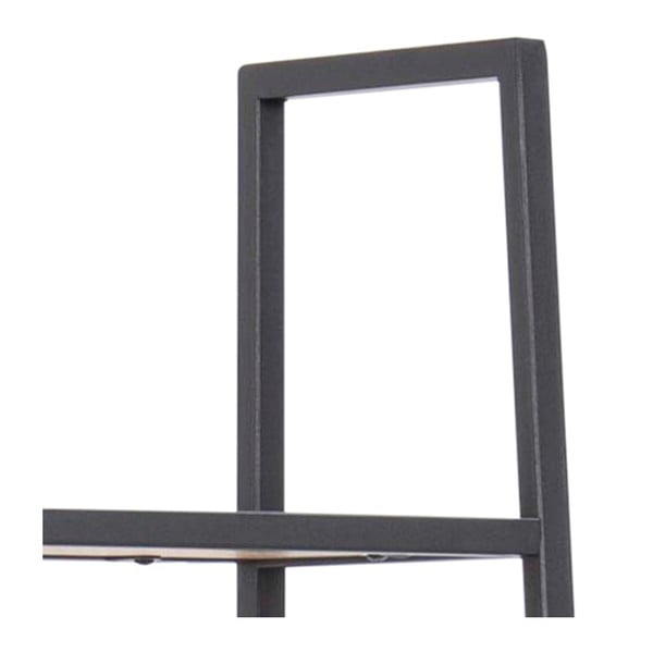 Must riiul tammedekooriga 77x175 cm Seaford - Actona-image-4