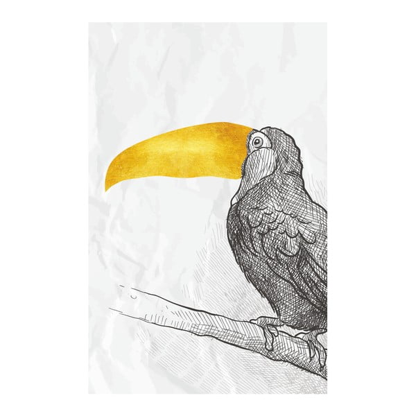 Obraz Canvas Framework Bird, 45 x 70 cm
