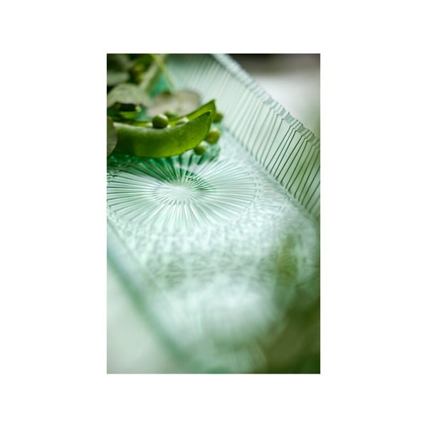 Roheline klaasist serveerimistaldrik 14x38 cm Kusintha - Bitz-image-3