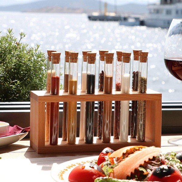 Maitseainepurkide komplekt koos alusega 12tk - Hermia-image-2