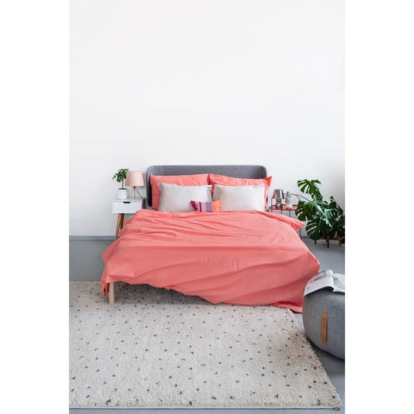 Korallroosa puuvillane voodipesu kaheinimesevoodile , 200 x 220 cm - Bonami Selection-image-3