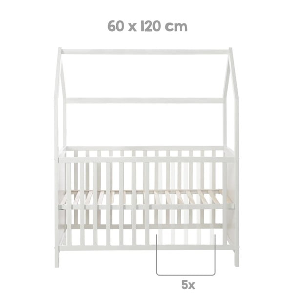 Hall võrevoodi 60x120 cm - Roba-image-4