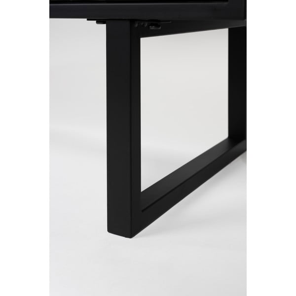 Must madal männipuidust kapp 135x90 cm Linc - White Label-image-1