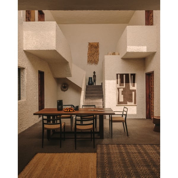 Tiigipuidust söögilaud 100x220 cm Sashi - Kave Home-image-1