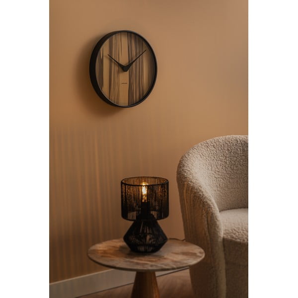 Must paberist lambivarjundiga laualamp (kõrgus 30 cm) Forma - Leitmotiv-image-1