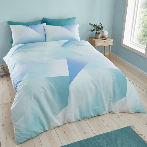 Sinine-roheline voodipesu kaheinimesevoodile 200x200 cm Larsson - Catherine Lansfield