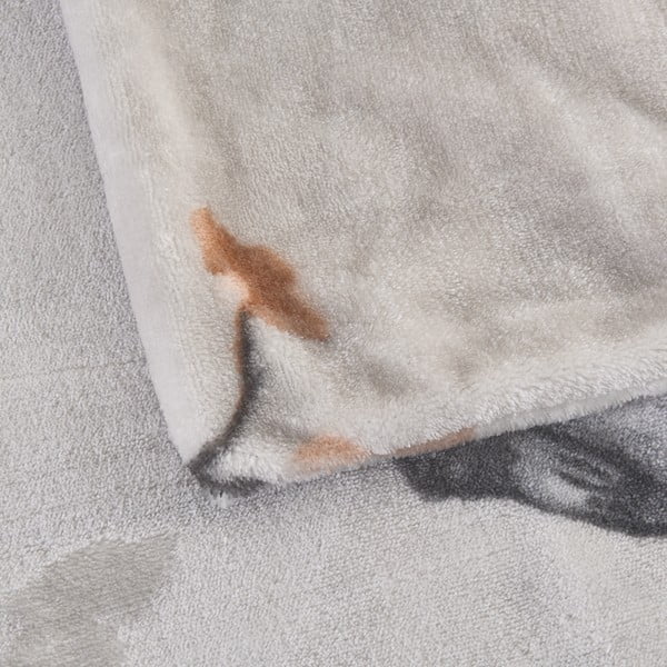 Hall üheinimese mikrofliisist voodipesu 140x200 cm Ronja – My House-image-2