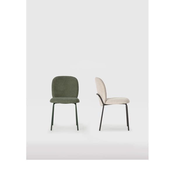 Rohelised söögitoolid 4tk komplektis Daia - Marckeric-image-1