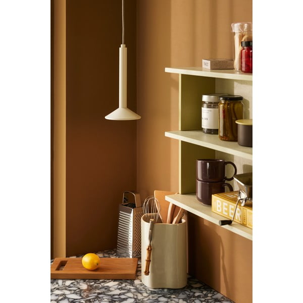 Kollane-hall riiul 50 cm Pep - Hübsch-image-1