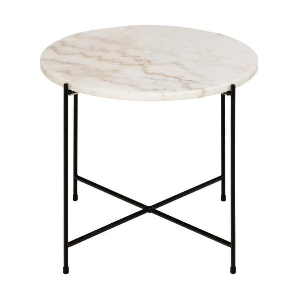 Ümmargune abilaud marmorist pealispinnaga ø 52 cm Avila - Actona-image-4