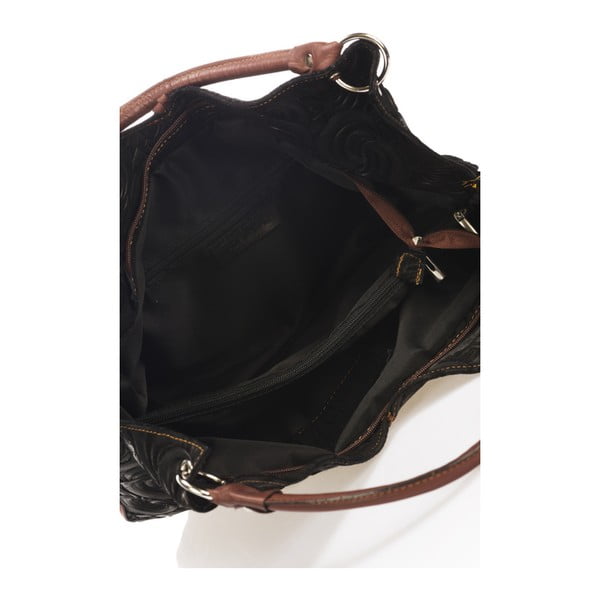 Must nahast käekott Trieste - Giorgio Costa-image-3