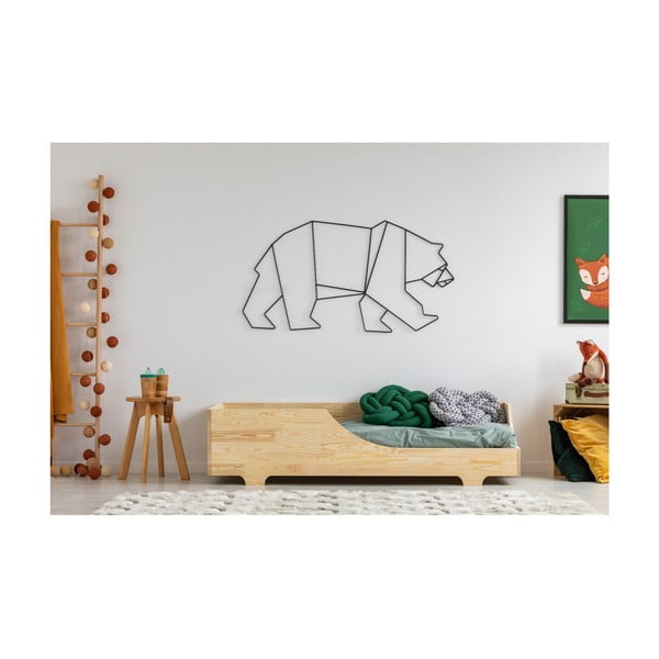 Dětská postel z borovicového dřeva Adeko Mila BOX 4, 100 x 190 cm