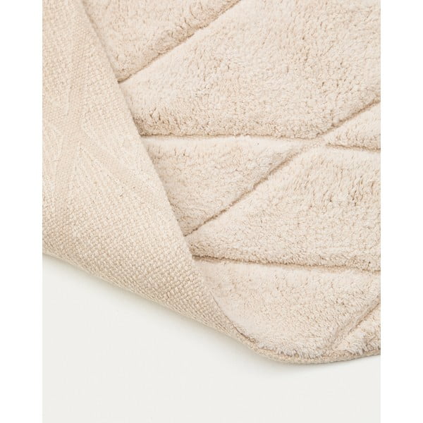 Beež vannitoamatt 50x70 cm Nyana - Kave Home-image-3