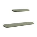 Rohelised riiulid 2tk komplektis 55 cm Arely - Kave Home