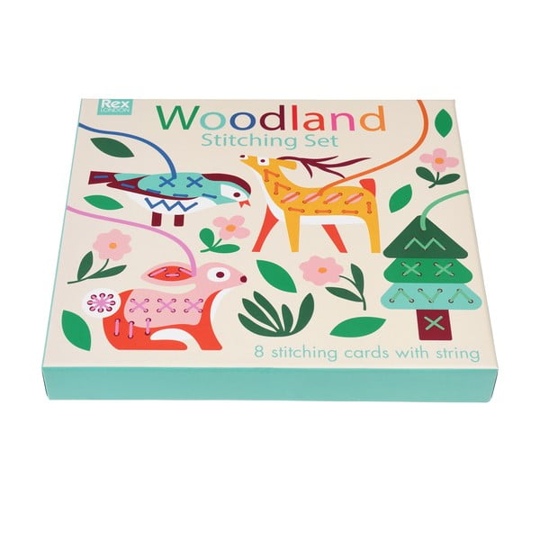 Loominguline komplekt Stitching set Woodland - Rex London-image-2