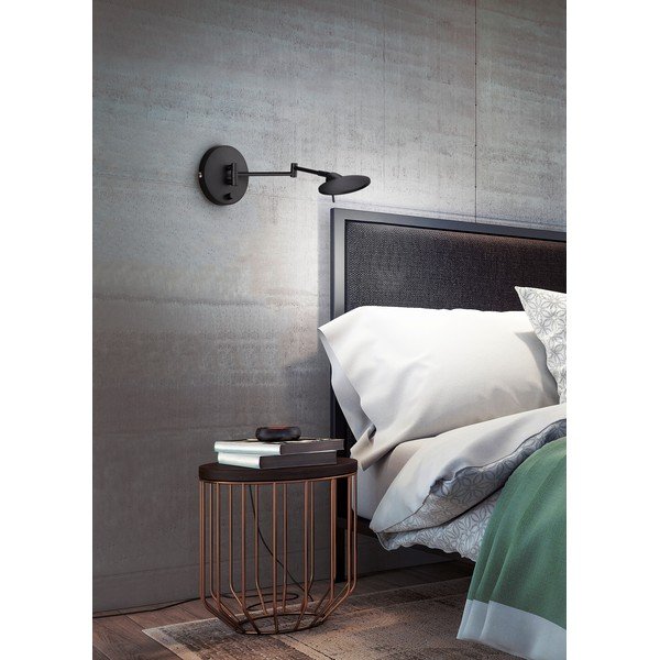 Must LED seinavalgusti pikkus 55 cm Kazan - Trio-image-1