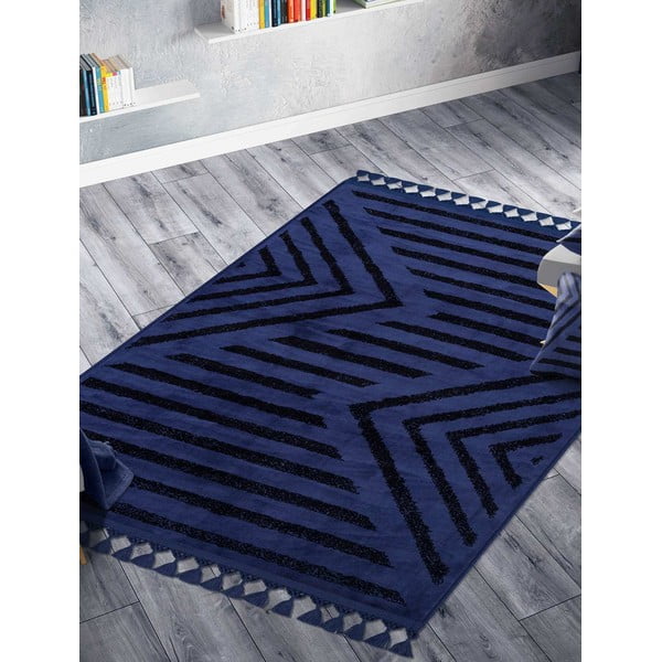 Sinine pestav vaip 150x80 cm - Vitaus-image-1