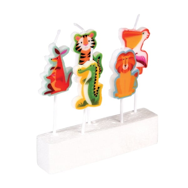 Tordiküünalde komplekt 5 tk Colourful Creatures – Rex London-image-2