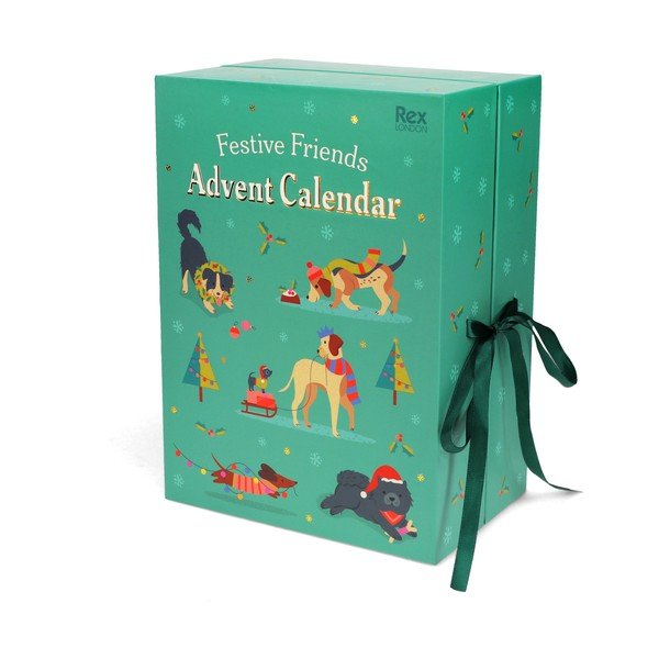 Advendikalender 37,5 cm Festive Friends - Rex London-image-2