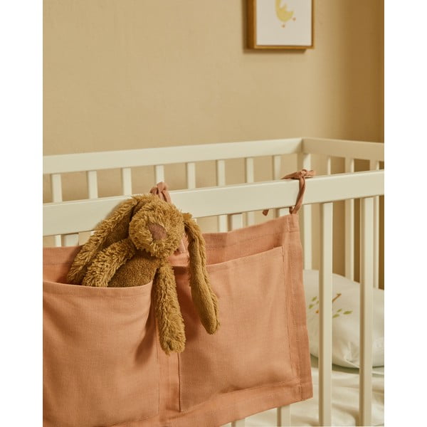 Roosa puuvillane voodivooder 45 cm Laily - Kave Home-image-1