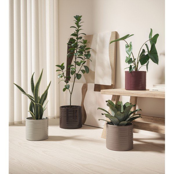 Keraamiline käsitöö lillepoti kate ø 25 cm Fortuna - Artevasi-image-4