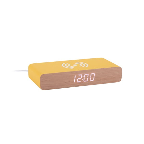 Digitaalne äratuskell juhtmevaba laadijaga Retro Flat LED - Karlsson