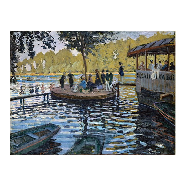 Obraz Claude Monet - La Grenouillère, 60x45 cm