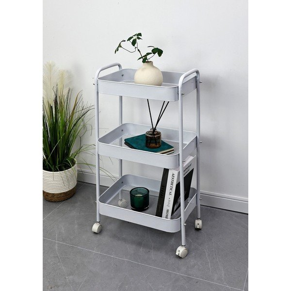 Metallist serveerimislaud ratastel 29,5x41 cm Leiky - Yes Everyday-image-1