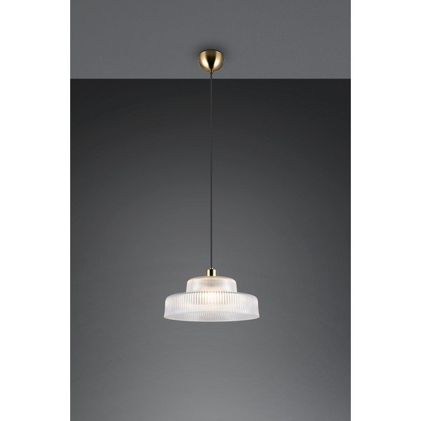 Rippvalgusti klaasist varjuga ø 35 cm Abella - Reality-image-1