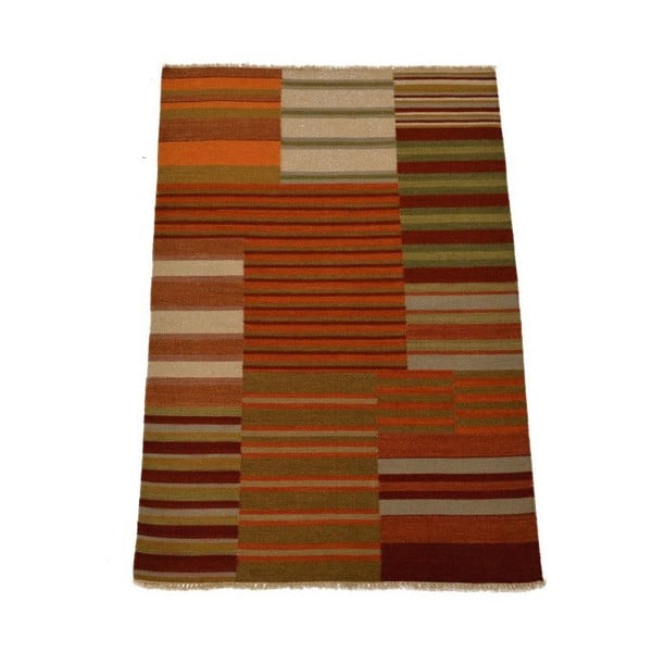 Ručně tkaný koberec Kilim Menaka, 140x200cm