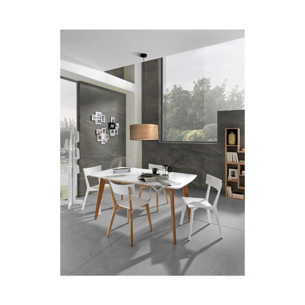 Sada 2 bílých jídelních židlí Tomasucci Kyra-image-4