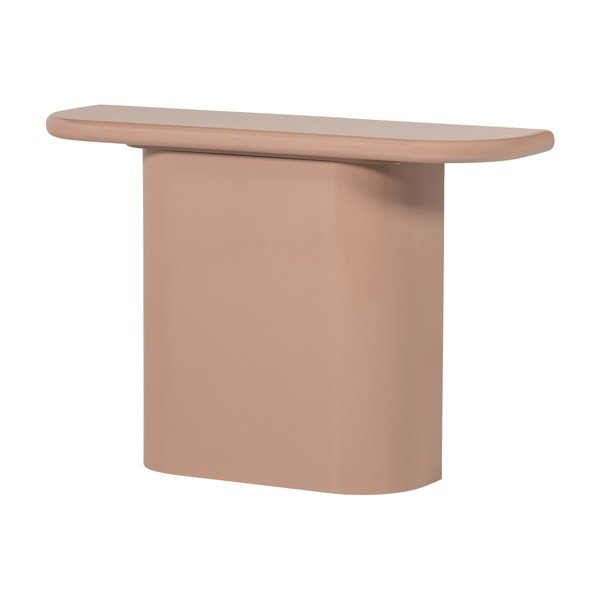 Hele roosa läikiv konsoollaud 30x120 cm Nocta - WOOOD