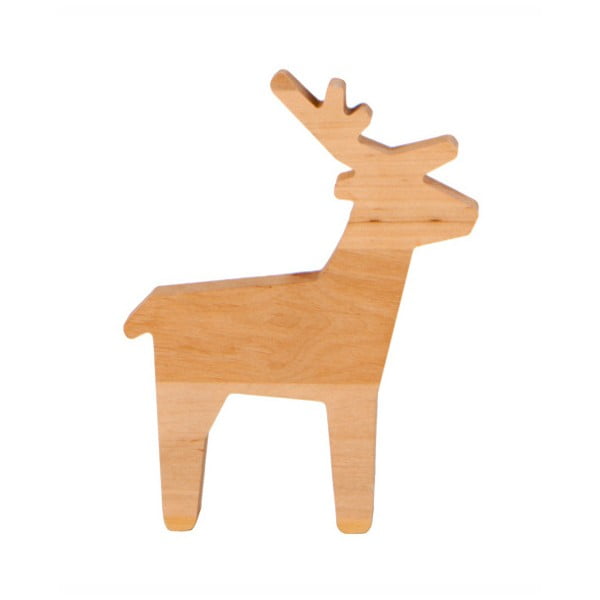 Dekorace z olšového dřeva Nørdifra Bambi, výška 16 cm