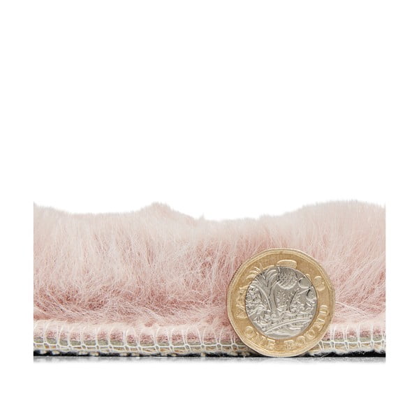 Roosa vaip , ⌀ 120 cm Teddy - Think Rugs-image-3