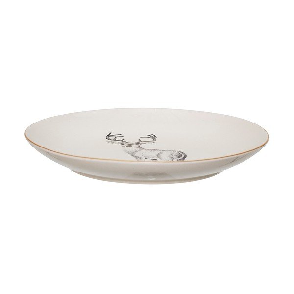 Valge keraamiline taldrik , ⌀ 25 cm Noel - Bloomingville-image-1